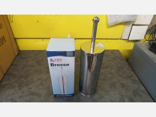 Brosse WC en inox.