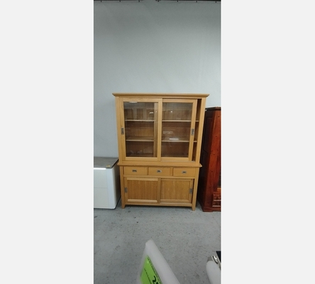 Buffet Vaisselier 2 corps en bois massif