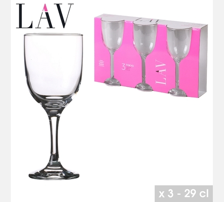 LAV 'TOKYO' VERRE A VIN X3 29CL