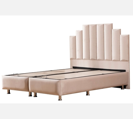 Lit coffre Natura beige, 160/200 cm.