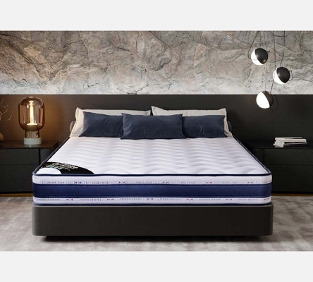 Matelas Memory Blue 140/190cm ép 22cm. Mousse polyuréthane 25kg/m3 + 2cm mémoire