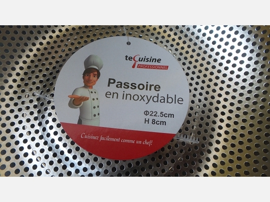 Passoire en inox petit modèle. 22,5cm.